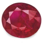 Кольцо с рубином и алмазами